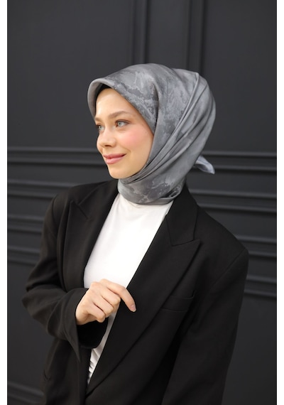 Silk Home Shiny Eşarp 75002-42 Füme, Gri
