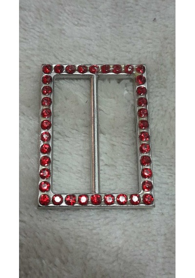 Nıkel Kaplama Taşlı Toka İç Kemer Genişlik 3,5 Cm Dış Ölçü /4x3 Cm 1 Adet
