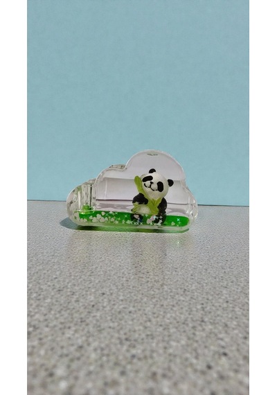 Sulu Panda İki Tane Kalem Takılan Kalemlik Li Panda Kalemlik Hediyelik Süs Dekor Boyut:10cm Diğer