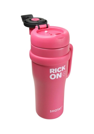 Shotay St-8919 Çift Kullanım Pipetli/rahat İçim Fuşya 1000ml Çelik Termos Diğer
