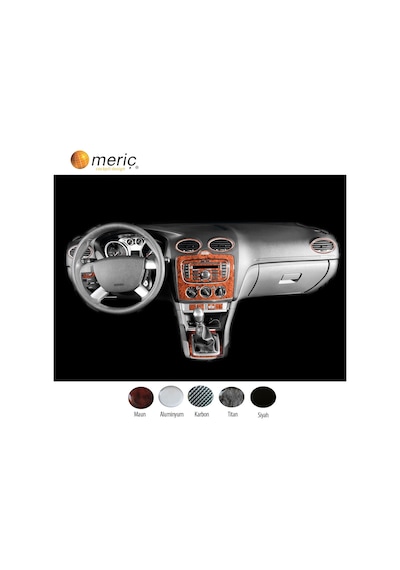 Meriç® Ford Focus Ön Torpido Kaplama (M.Klima) 19 P. 2004-2012 (530156319)