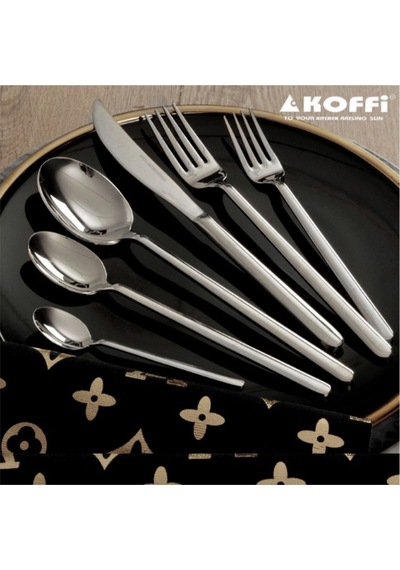 Koffi 36 Parça Çatal Kaşık Bıçak Seti Metal