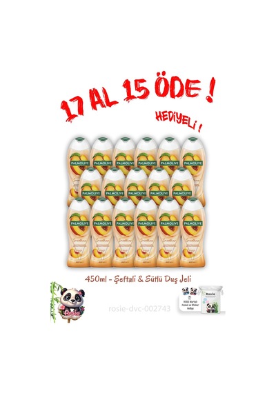 17 Al 15 Öde Duş Jeli Smoothies Şeftali Ve Sütlü 450 Ml