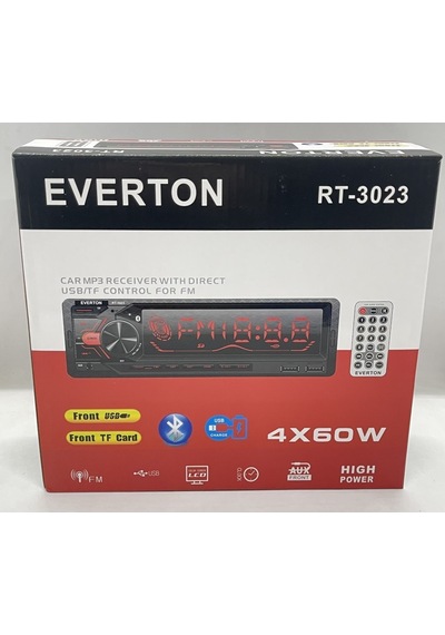Everton Rt-3023 Çift Usb Usb-Sd-Fm-Aux Bluetooth Oto Teyp 4X60W