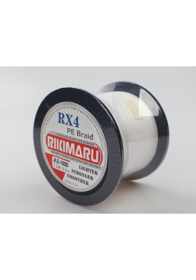 Rıkımaru 0.14 Mm Rx4-4 Katlı 500 Metre,beyaz, İp,örgü,ipek Misina