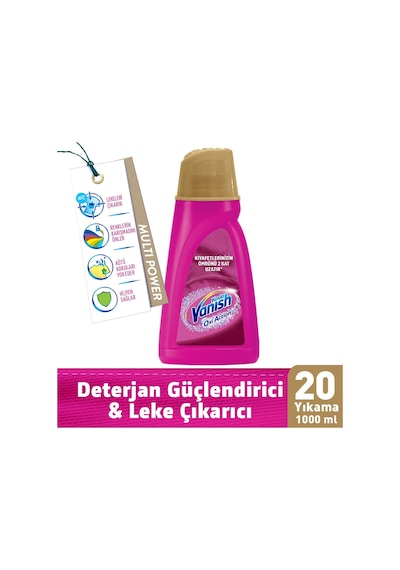 Vanish Kosla Multipower Gold Çamaşır Leke Çıkarıcı Sıvı 1000 Ml Renkliler Için