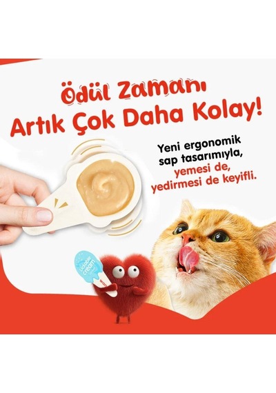 Wanpy Somonlu Kaşık Krema Kedi Ödül Maması 10x16 Gr