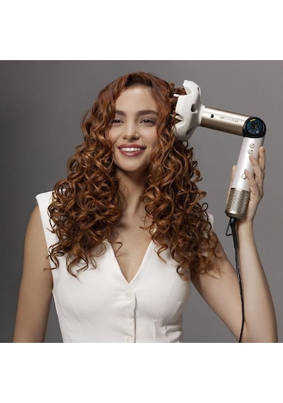Airglam 14in1 Flex Champagne Saç Şekillendirme Seti Altın