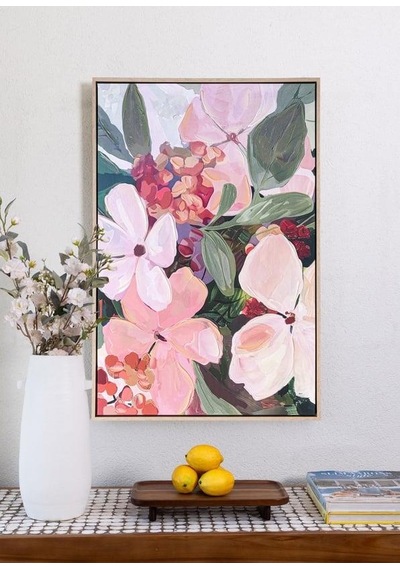 The Mia Floral Kanvas Tablo 60x90 Cm Tbl0069