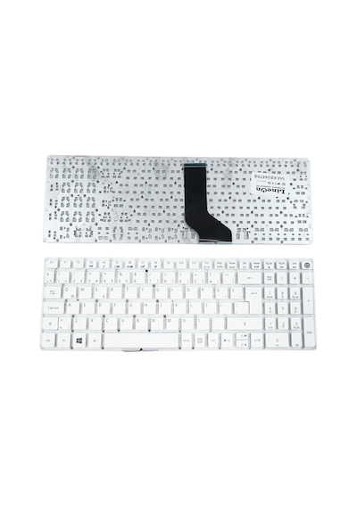 Acer Uyumlu Aspire Es1-572-3576 Beyaz Laptop Klavye Tuş Takımı
