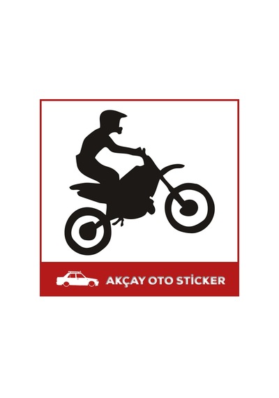 Dağ Motoru Sticker Dağ Motoru Motorsiklet Oto Sticker