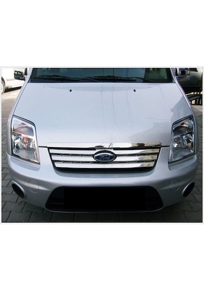 Ford Connect Krom Ön Panjur+Kaput Çıtası 2 Prç. 2009-2014 P. Çelik Uyumlu