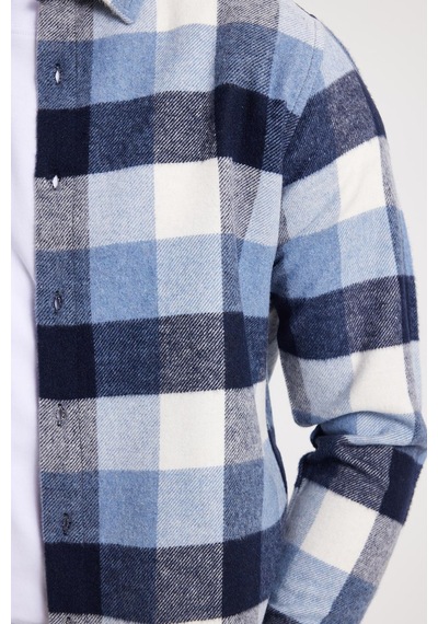 Tudors Erkek Slim Fit Dar Kesim Kareli Kışlık Oduncu Gömlek-42330 Çok Renkli Tudors Erkek Slim Fit Dar Kesim Kareli Kışlık Oduncu Gömlek-42330 Çok Renkli