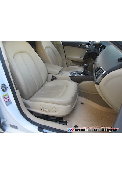 Audi A6 C7 Bej Havuzlu 3D Paspas. 2011-2018