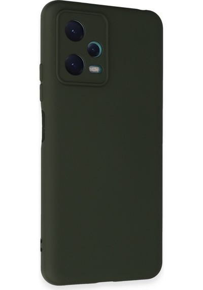 Note 12 5g Kılıf Nano İçi Kadife Silikon - Koyu Yeşil