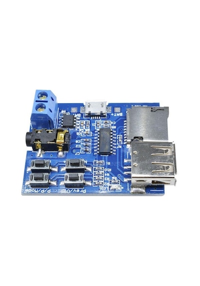 Elektronikport-Mp3 Oynatıcı Tf Kart Ve Usb Flash Disk Girişli Modül (Mp3 Formatı