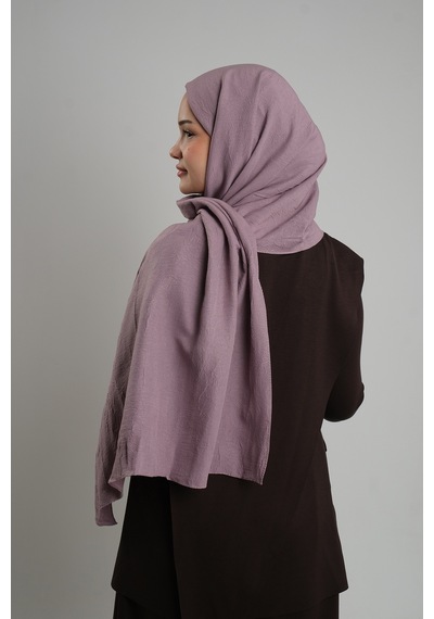 Giverny Violet Düz Klasik Ria Şal İtalyan Dikişli Pamuk Caz Sade 202130 21