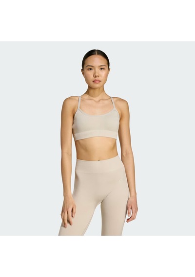 Adidas Workout Essentials Hafif Destekli Kadın Büstiyer C-adıjx3897b30a00 Bej