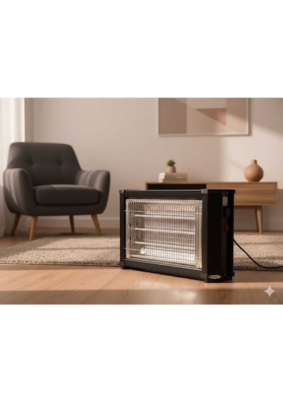 Bihayal 2800wat 3+1 Çubuk Devrilme Emniyetli Termostatlı Elektrikli Soba/ Elektrikli Isıtıcı