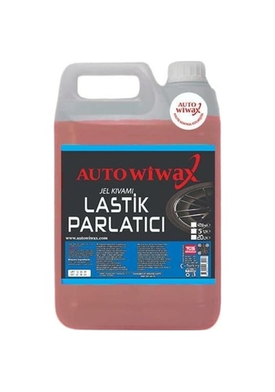 Auto Wiwax 5 L Lastik Parlatıcı Jel Yoğun Parlaklık Sağlayan Oto Lastik Bakım Ürünü