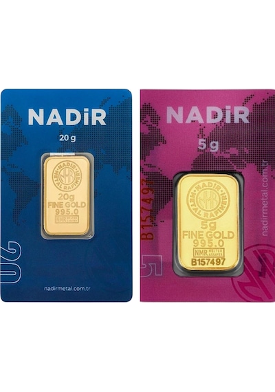 Tuğrul Kuyumculuk 25 Gram 24 Ayar Külçe Altın 20 + 5