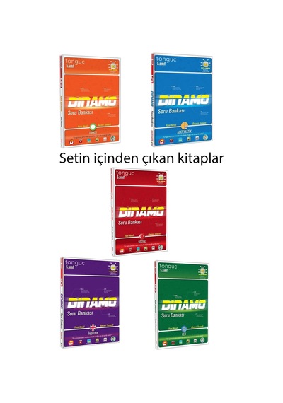Tonguç 5. Sınıf Dinamo Tüm Dersler Soru Bankası Seti + 5. Sınıf 1. Dönem Yazılı Notları