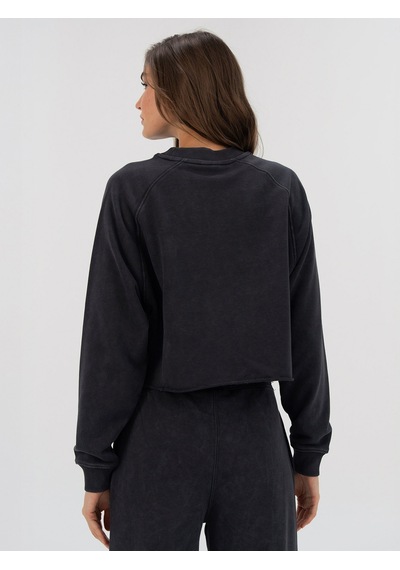 Everlast Cool Relax Wmn Antrasit Kadın Crop Sweatshirt Antrasit