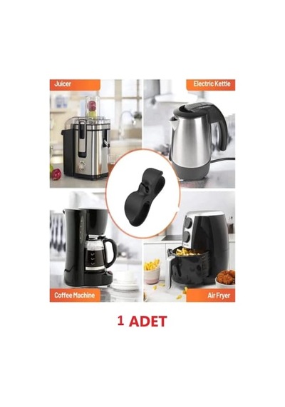 Yapışkanlı Kablo Sabitleyici Düzenleyici Çok Amaçlı Kablo Tutucu Airfryer Kablo Toparlayıcı Sarma Aparatı 1 Adet