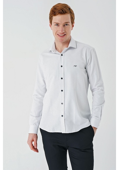 İmza Siyah Uzun Kollu Desenli Armürlü Cepsiz Pamuklu Klasik Slim Fit Dar Kesim Gömlek 1004240189-siyah Siyah İmza Siyah Uzun Kollu Desenli Armürlü Cepsiz Pamuklu Klasik Slim Fit Dar Kesim Gömlek 1004240189-siyah Siyah