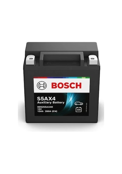 0092s5ax40 - S5ax 13 Ah Besleme Aküsü - 200m. Akım A En / 13ah - Bosch