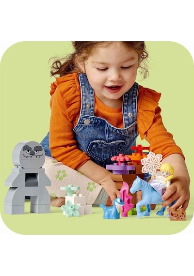 LEGO® DUPLO® Disney Elsa ve Bruni Büyülü Ormanda 10418 2+ Eğitici Oyuncak Yapım Seti - 31 Parça