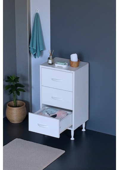 Eliusta Seçer 3 Çekmeceli 45 Cm Banyo Ve Mutfak Dolabı Beyaz 45x75x32,5 Cm Çok Amaçlı Organizer Dolap Beyaz Eliusta Seçer 3 Çekmeceli 45 Cm Banyo Ve Mutfak Dolabı Beyaz 45x75x32,5 Cm Çok Amaçlı Organizer Dolap Beyaz