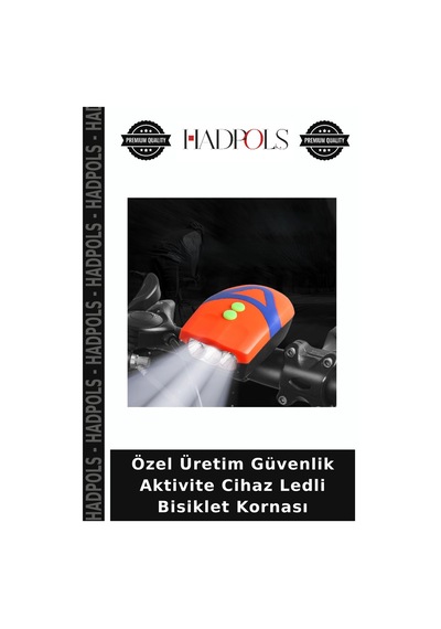 Özel Üretim Güvenlik Aktivite Cihaz Ledli Bisiklet Kornası Çok Renkli