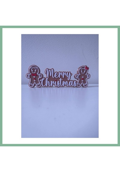Bşkvirgo Zencefilli Kurabiye Merry Christmas Yazılı Yılbaşı Dekoratif Süs Bsk2026 Standart