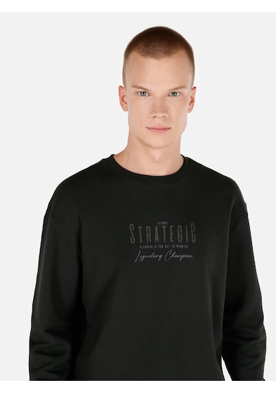 Colin's Colins Yeşil Erkek Sweatshirt Cl1070641 Q1.v1 Kha Haki