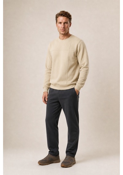Redline Benko Regular Fit Kışlık Sweatshirt Yeni Sezon Bej