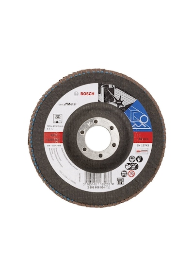 Bosch 125 mm 80 K Best For Metal Flap Disk - 2608606924