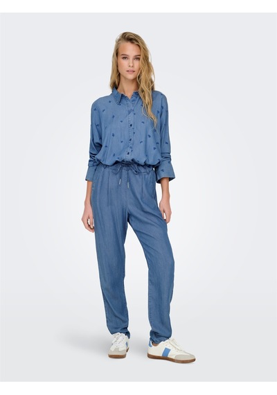 Only Onlpoptrash Charıs Lıfe Pant Cc Wvn Kadın Mavi Pantolon - O15342874