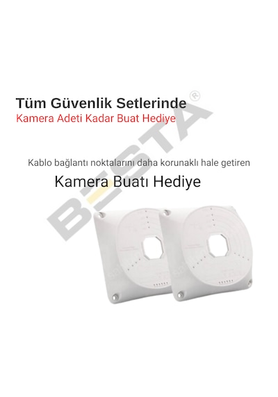 5mp 1440p Warm Led 4 Kameralı 320gb Hdd Güvenlik Kamerası Seti