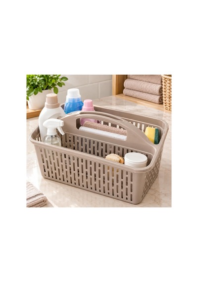 Bölme Düzenleyici Sepet Divided Organizer Basket Kahverengi