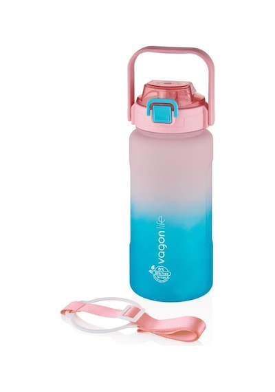 Vagonlife Su Matarası 1500ml Vgn2213t Pembe Turkuaz