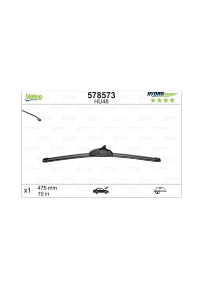 Valeo 578573 Sılecek Supurgesı Muz Tıp 480mm Hu48 Hydroconnect Upgrade Klasık Tıpten Muz Tıpne Gecıs / X1