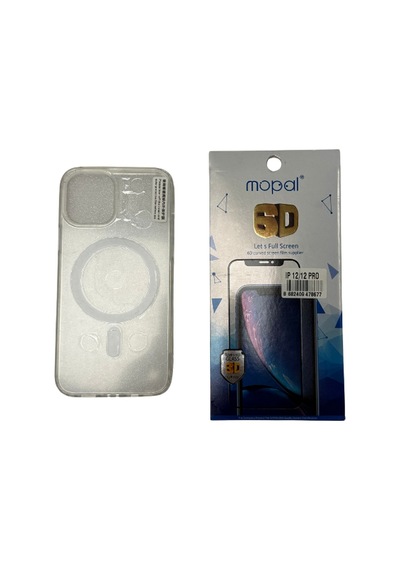 Apple iPhone Uyumlu 12 Pro Magsafe Şeffaf Silikon Kılıf Kırılmaz Şeffaf