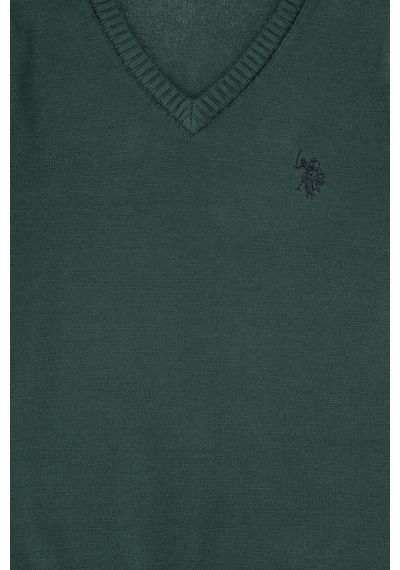 U.s. Polo Assn. Erkek Çocuk Yeşil Kazak /triko 50315611-vr054 Yesıl