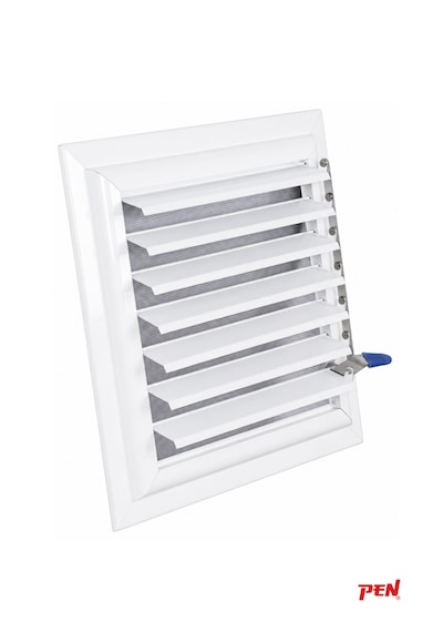 Alüminyum Banyo Wc Havalandırma Menfezi 36x36 Beyaz Seri