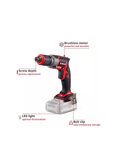 Einhell TP-DY 18 Li BL - Solo Akülü Alçıpan Vidalama (Akü ve Şarj Hariç) - 4261010