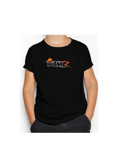 Zepplin Giyim KTM Supermotard Siyah Çocuk Tişört Siyah