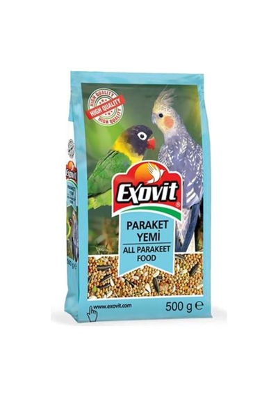 -exovit-exovit Paraket Kuşu Yemi 500 Gr Vitaminli Papağan