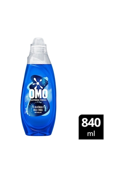 Omo Express Fresh Ultra Beyaz Sıvı Çamaşır Deterjanı 21 Yıkama 840 Ml Diğer