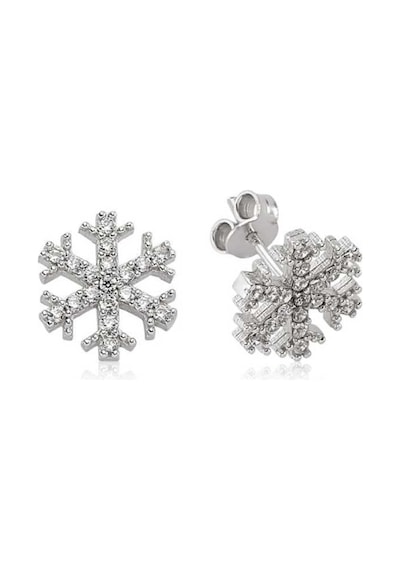 Gümüş Kar Tanesi Küpe N11.41636